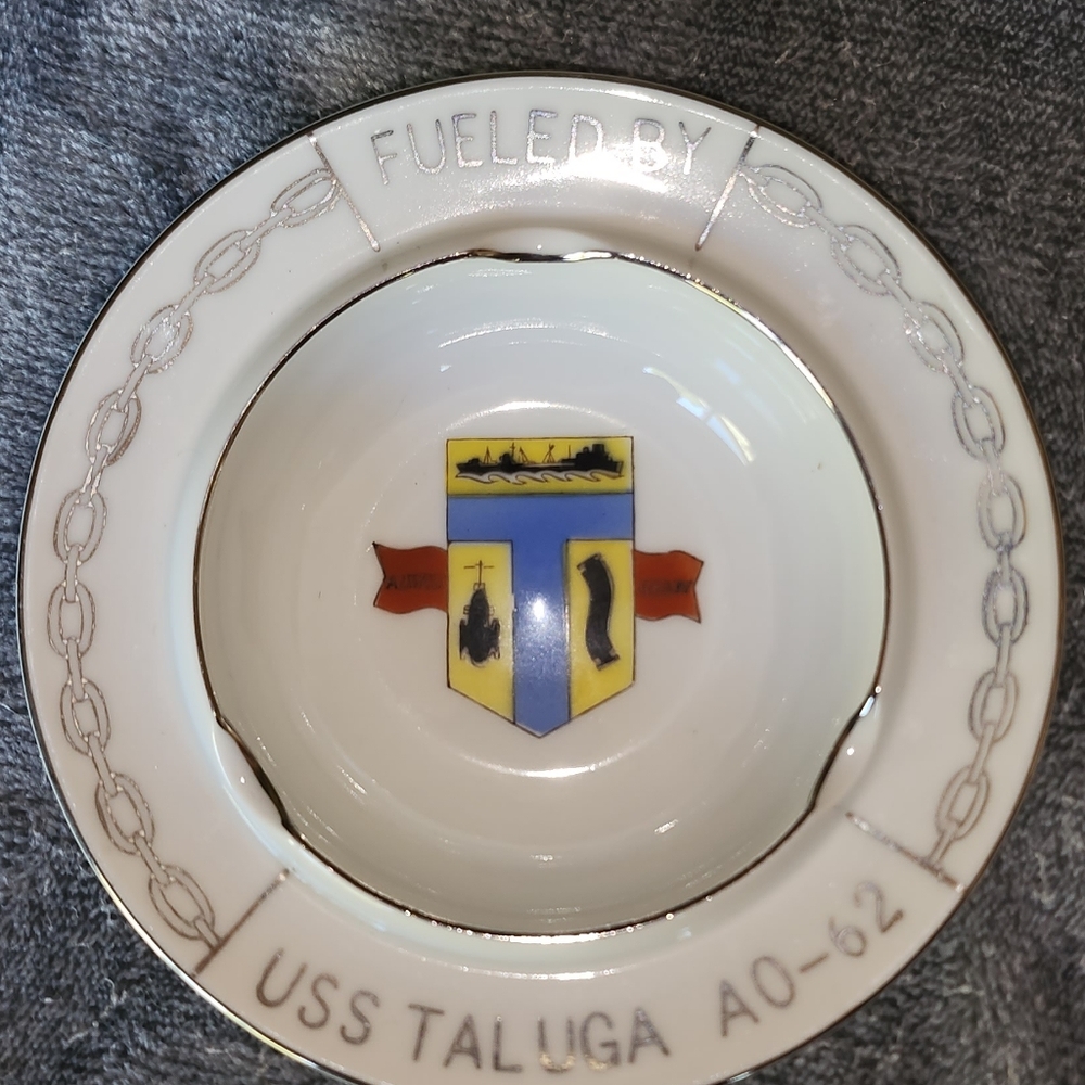 USS Taluga AO-62 Commemorative Ashtray